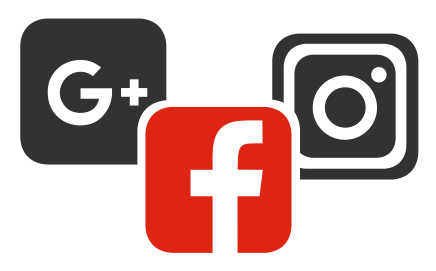 Social Media Plattform Icons